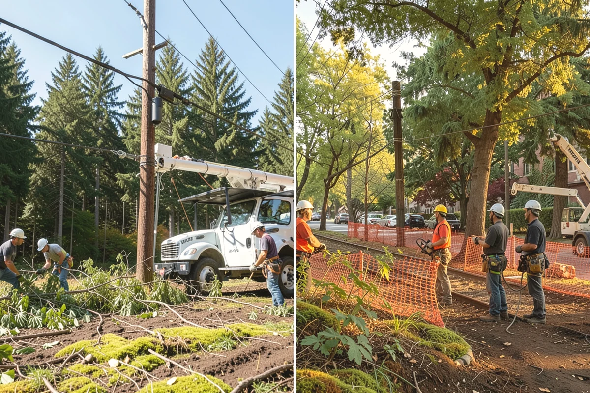 Building clearance pruning in Duvall, King County, WA - Assess canopy condition and pruning objectives
