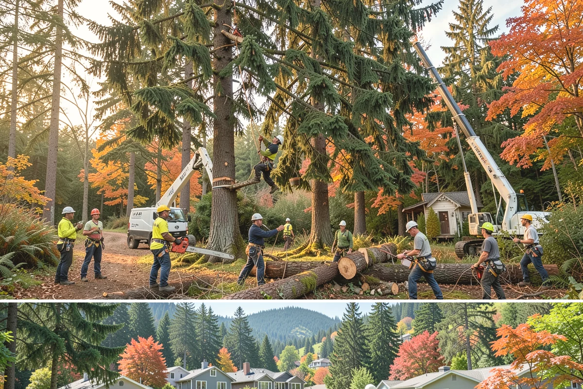 Building clearance pruning in Fircrest, Pierce County, WA - Building clearance pruning can be performed year-round in the Puget Sound climate but should avoid late winter dormancy breaks or...