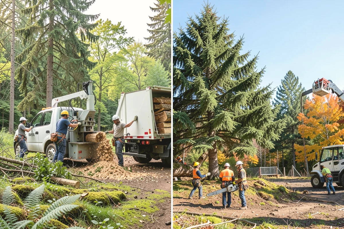Building clearance pruning in Issaquah, King County, WA - Assess canopy condition and pruning objectives