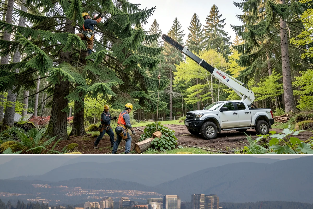 Building clearance pruning in Medina, King County, WA - Building clearance pruning can be performed year-round in the Puget Sound climate but should avoid late winter dormancy breaks or...