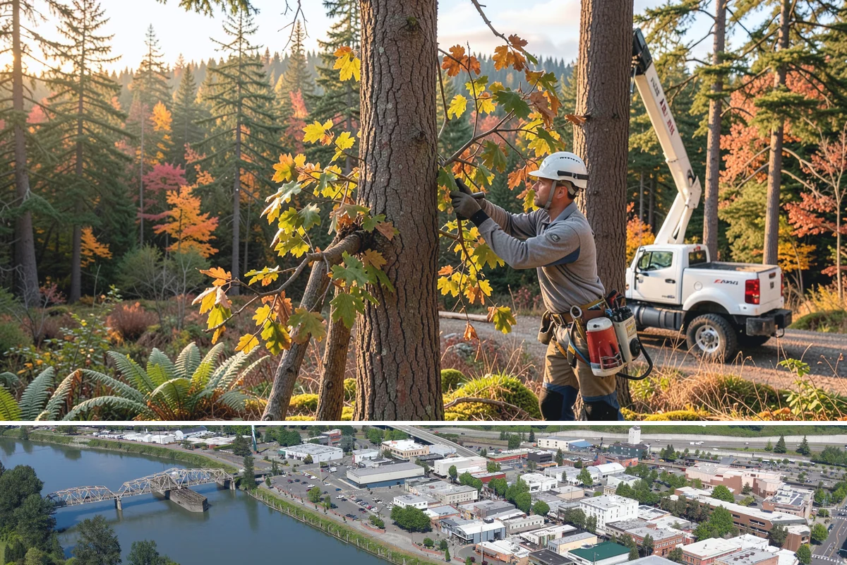Building clearance pruning in Mount Vernon, Skagit County, WA - Building clearance pruning can be performed year-round in the Puget Sound climate but should avoid late winter dormancy breaks or...