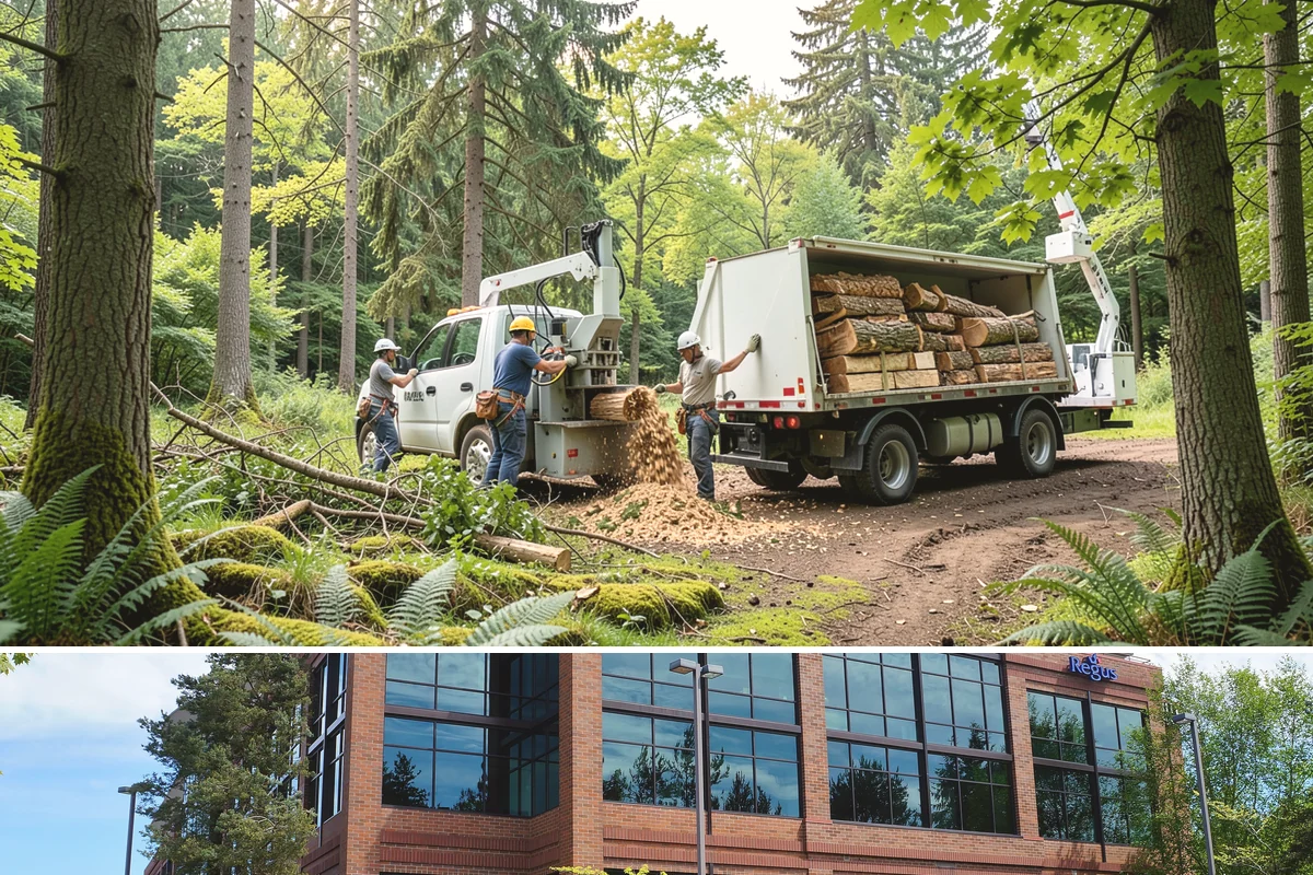 Building clearance pruning in Mountlake Terrace, Snohomish County, WA - Building clearance pruning can be performed year-round in the Puget Sound climate but should avoid late winter dormancy breaks or...