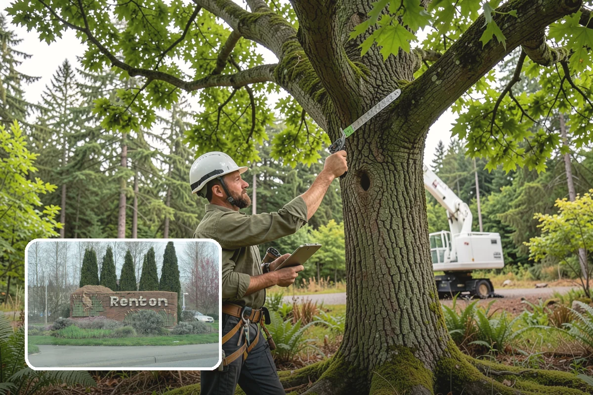 Building clearance pruning in Renton, King County, WA - Improves tree structure, health, and appearance