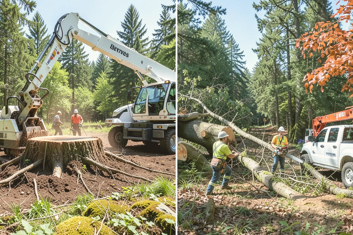 Building clearance pruning in Sammamish, King County, WA - Assess canopy condition and pruning objectives