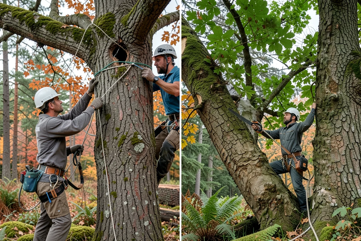 Building clearance pruning in Seattle, King County, WA - Assess canopy condition and pruning objectives