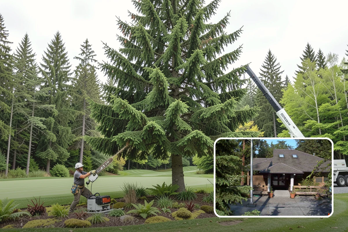 Building clearance pruning in Yarrow Point, King County, WA - Improves tree structure, health, and appearance