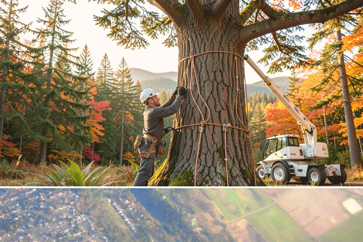 Cable inspections in Algona, King County, WA - Inspections are best performed during dormant seasons when leafless branches allow clear visibility of hardware integrity without...