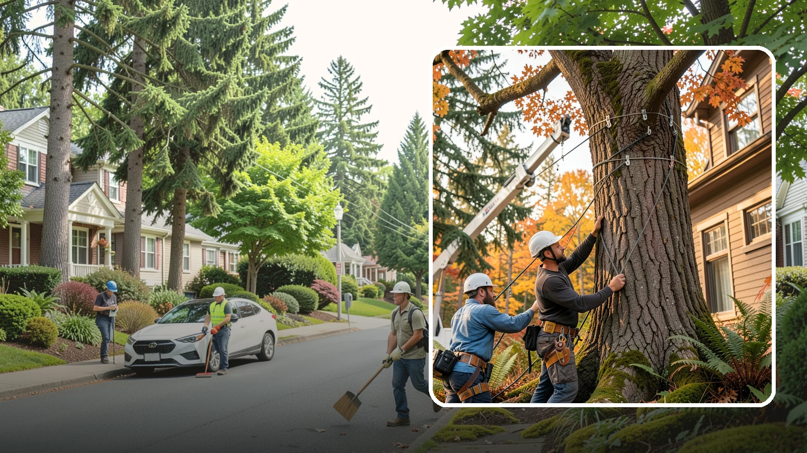 Cable inspections in Beaux Arts Village, King County, WA - The periodic inspection of installed support systems.