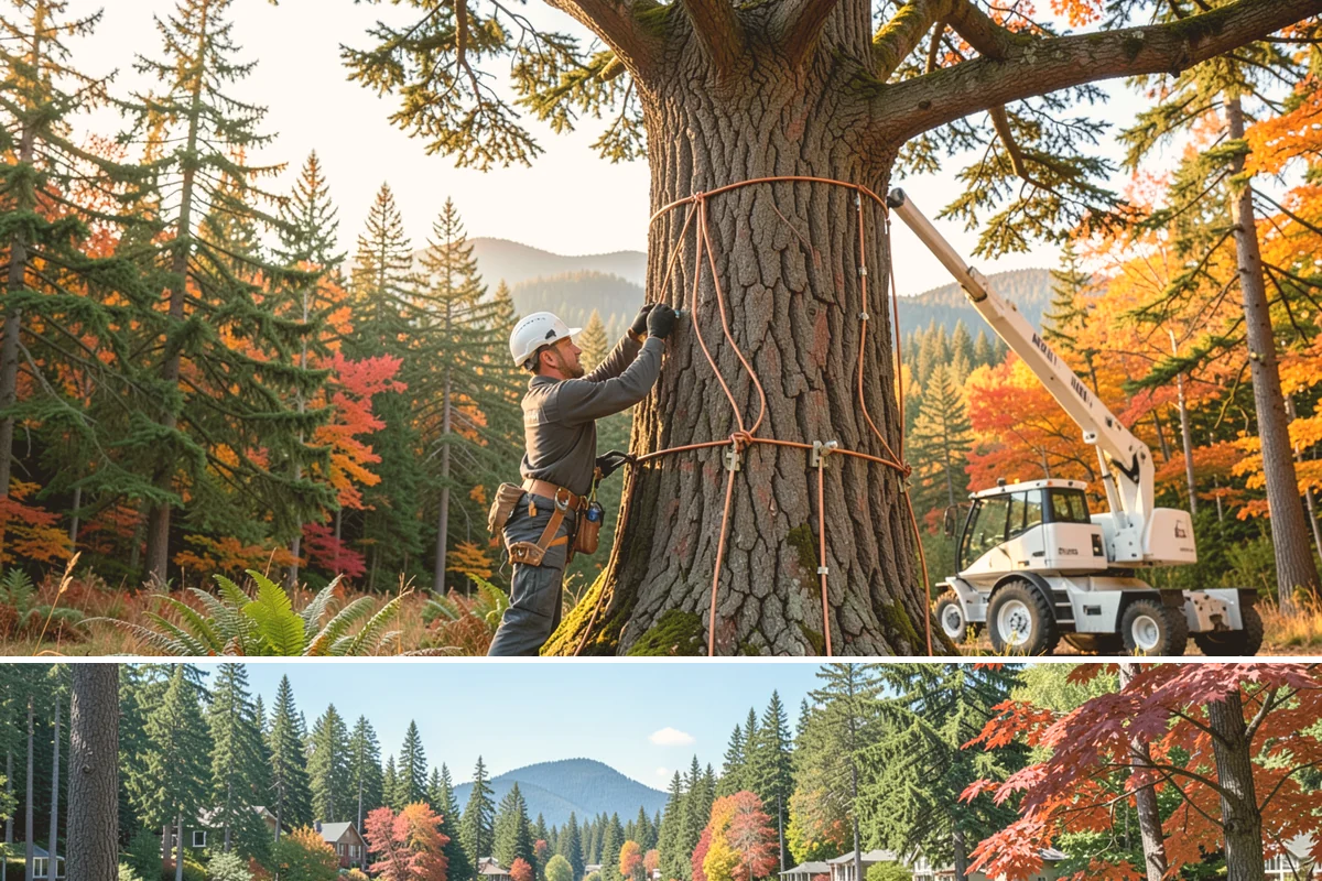 Cable inspections in Covington, King County, WA - Inspections are best performed during dormant seasons when leafless branches allow clear visibility of hardware integrity without...