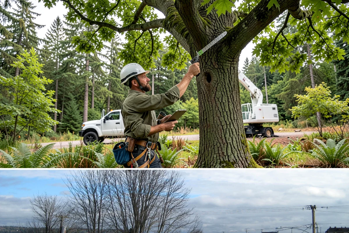 Cable inspections in Langley, Island County, WA - Inspections are best performed during dormant seasons when leafless branches allow clear visibility of hardware integrity without...