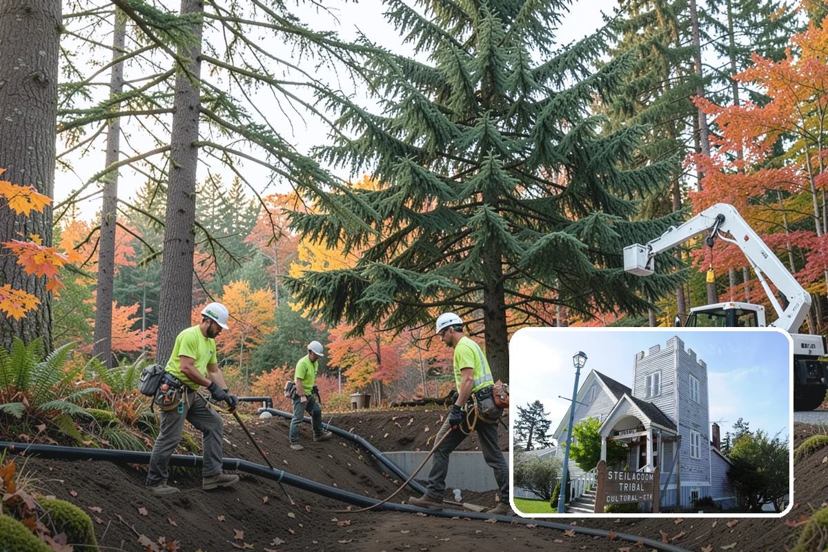 Cable inspections in Steilacoom, Pierce County, WA - Reduces the risk of limb or stem failure