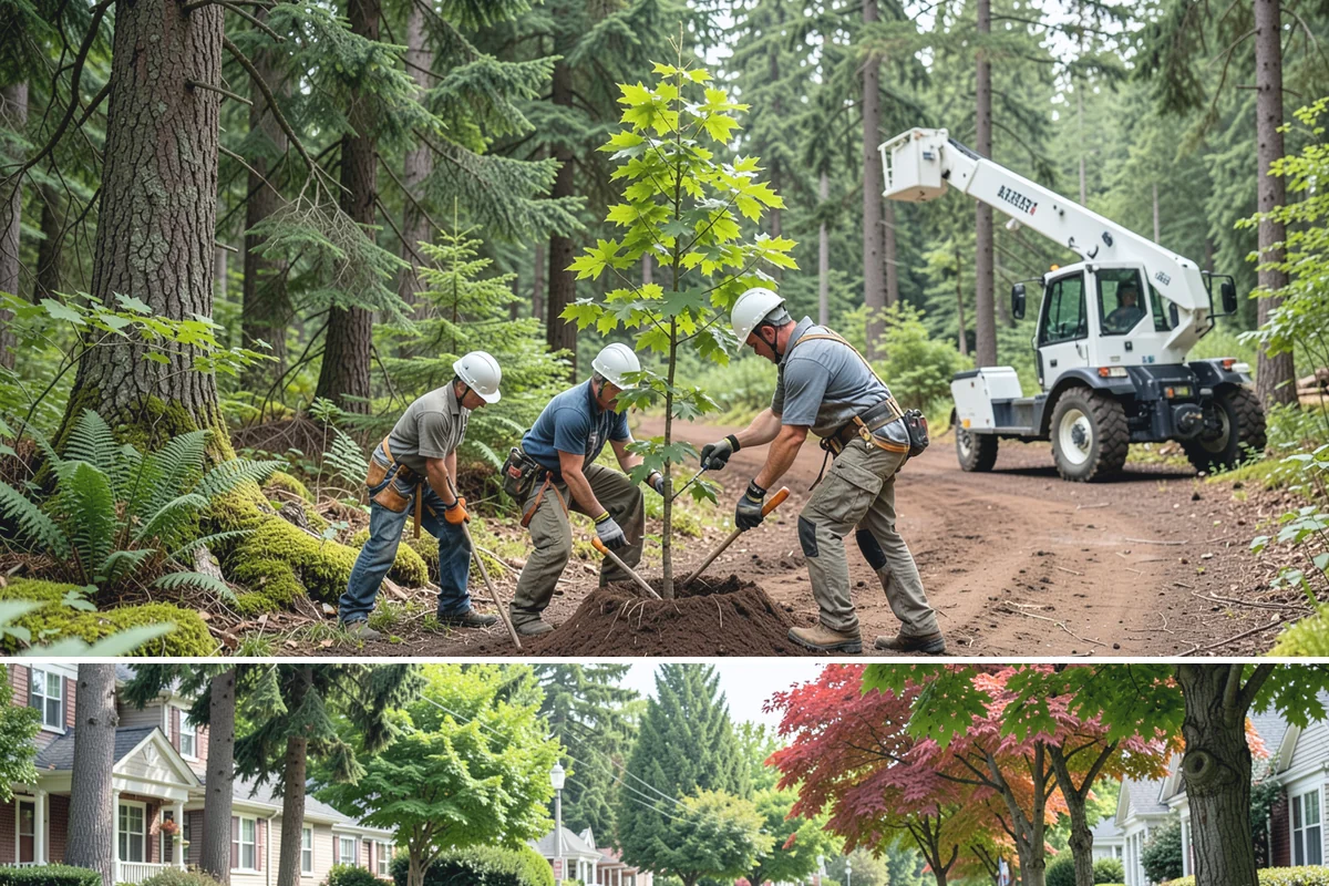 Campus tree management in Beaux Arts Village, King County, WA - Work follows a maintenance schedule that accounts for Puget Sound weather patterns, typically prioritizing inspections during...