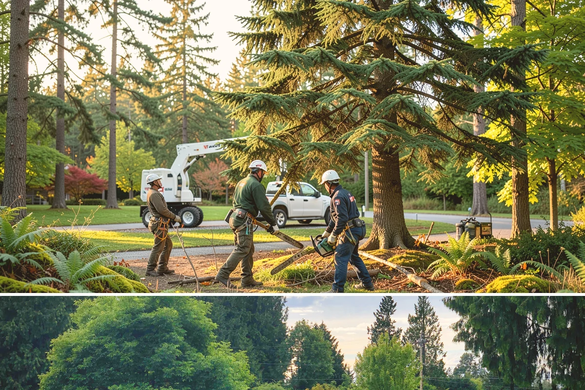 Campus tree management in Bonney Lake, Pierce County, WA - Work follows a maintenance schedule that accounts for Puget Sound weather patterns, typically prioritizing inspections during...