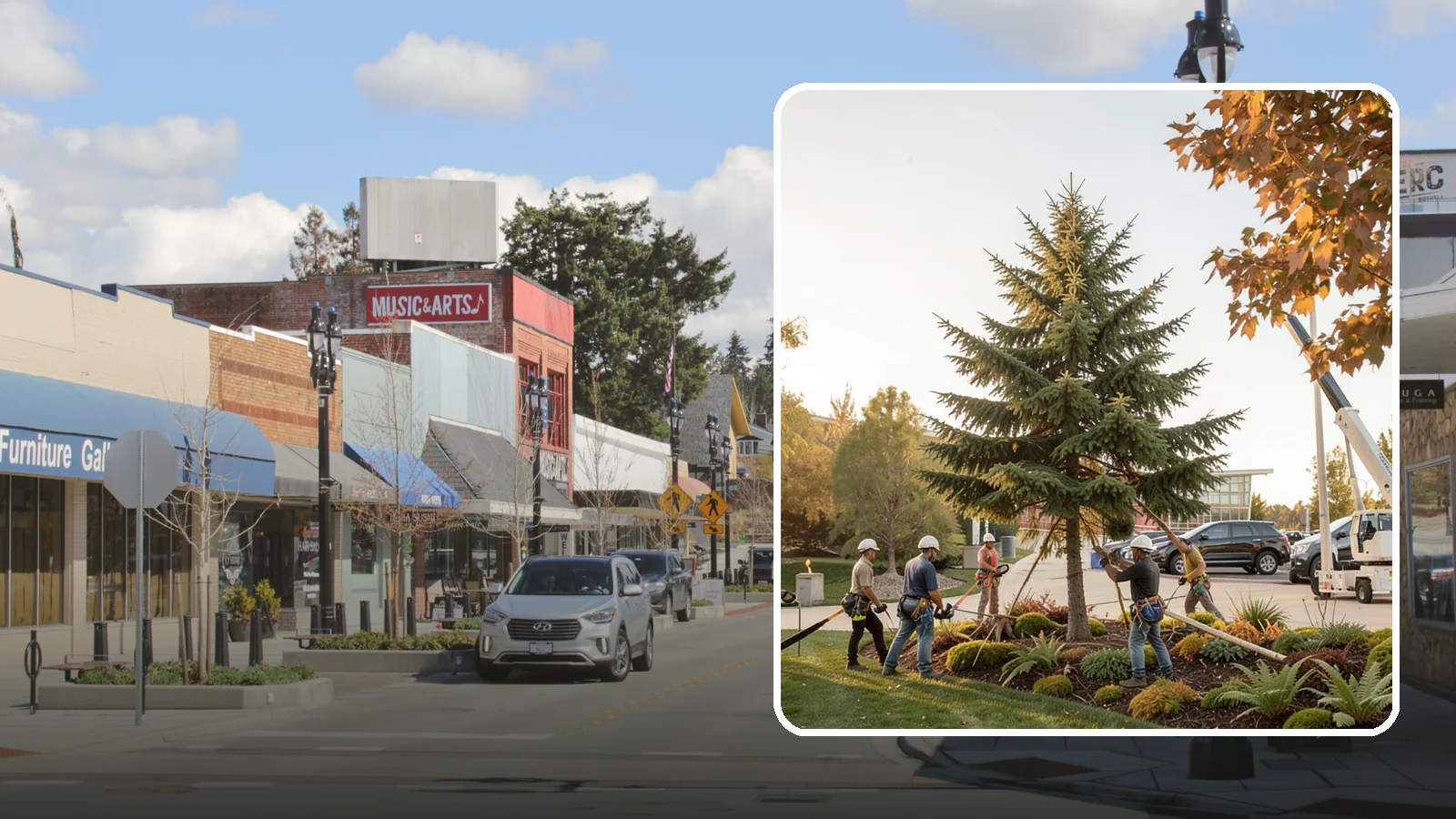 Campus tree management in Bothell, King County, WA - Tree management for campuses and institutional grounds.