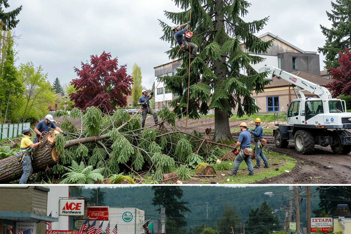 Campus tree management in Carnation, King County, WA - Work follows a maintenance schedule that accounts for Puget Sound weather patterns, typically prioritizing inspections during...
