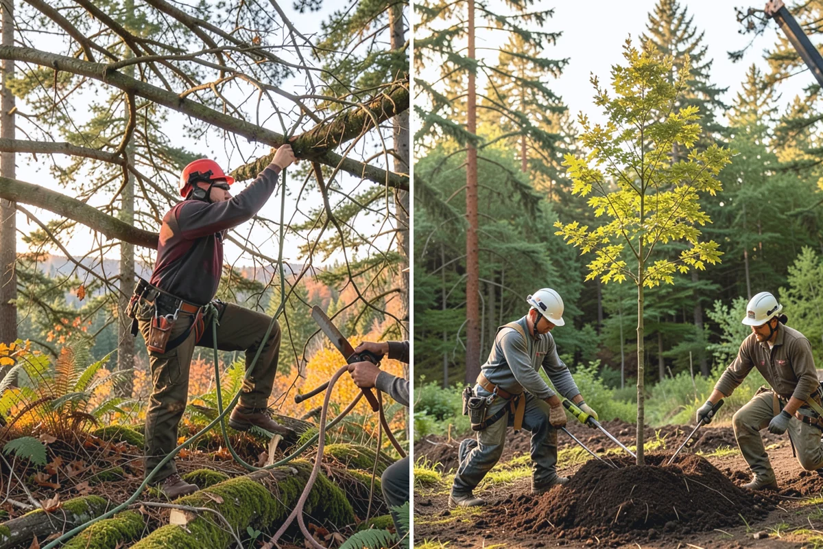 Campus tree management in Des Moines, King County, WA - Inventory and assess the property's trees