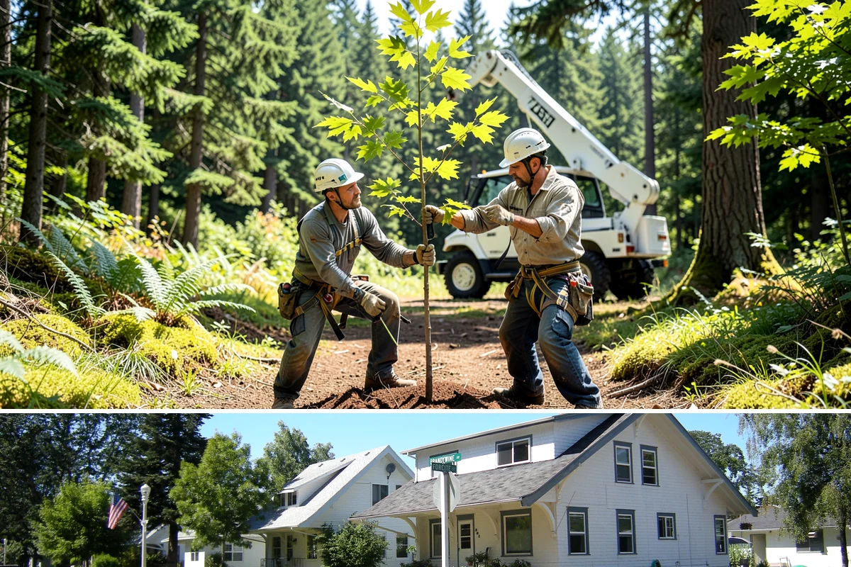 Campus tree management in DuPont, Pierce County, WA - Work follows a maintenance schedule that accounts for Puget Sound weather patterns, typically prioritizing inspections during...