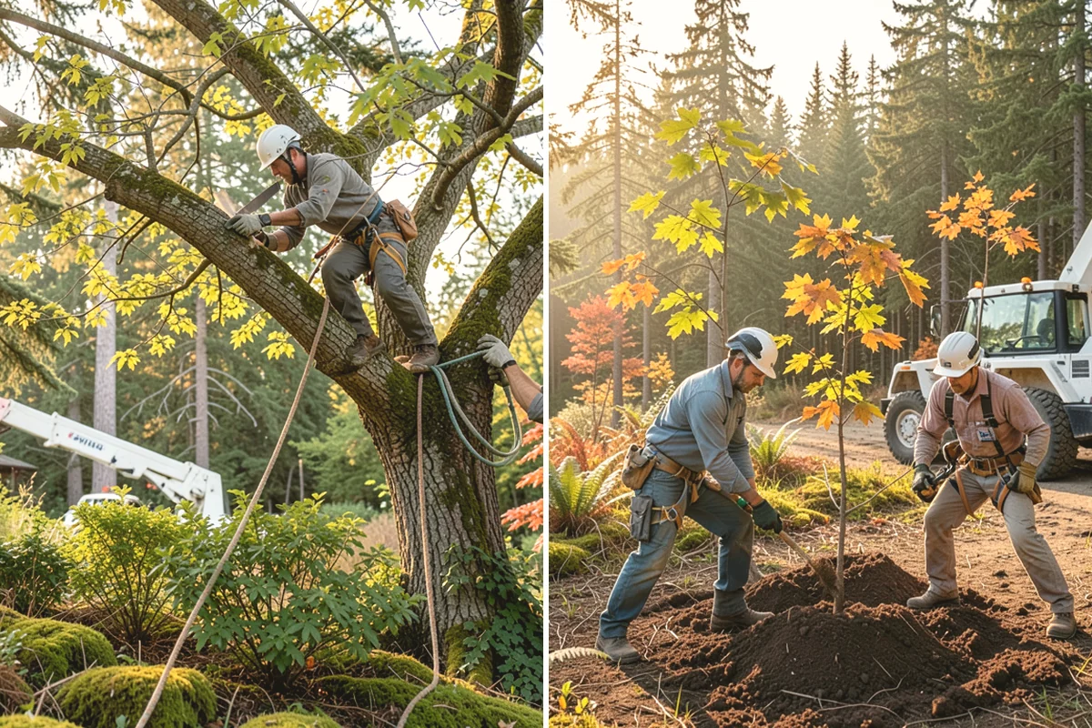 Campus tree management in Edgewood, Pierce County, WA - Inventory and assess the property's trees