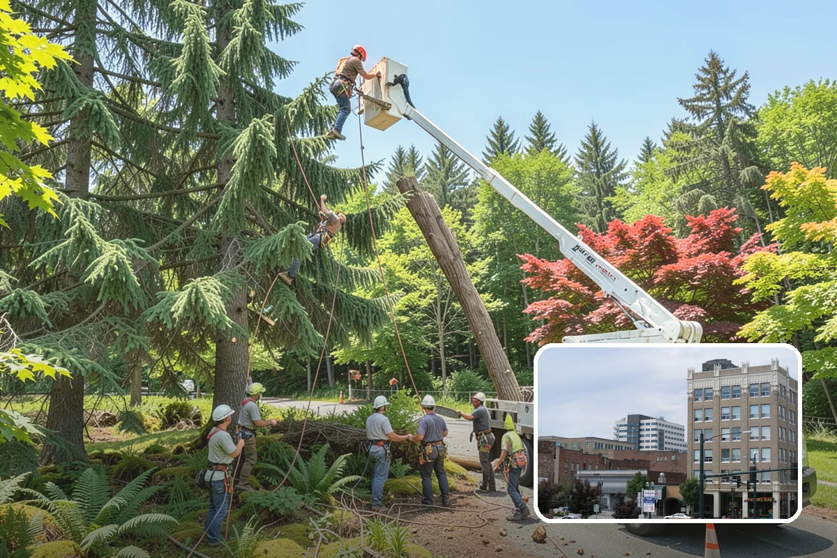 Campus tree management in Everett, Snohomish County, WA - Keeps trees across a property safe and presentable