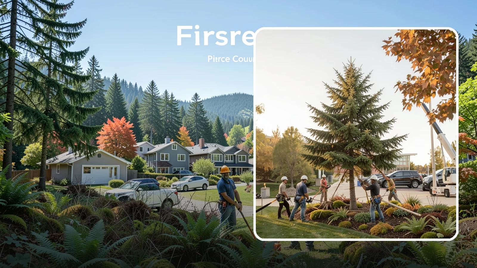 Campus tree management in Fircrest, Pierce County, WA - Tree management for campuses and institutional grounds.