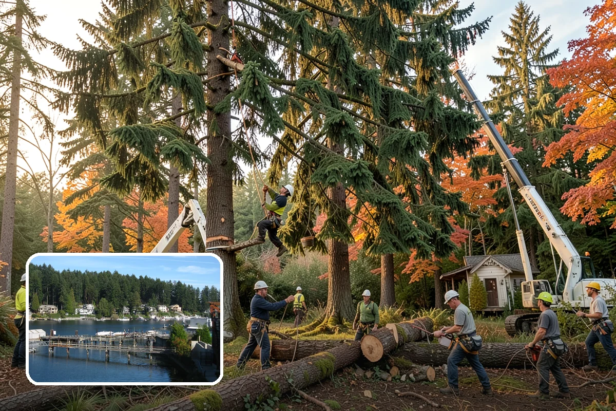 Campus tree management in Gig Harbor, Pierce County, WA - Keeps trees across a property safe and presentable