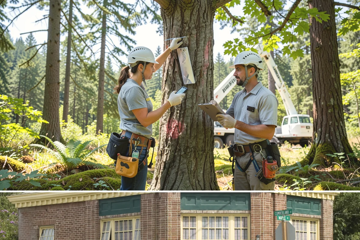 Campus tree management in Hamilton, Skagit County, WA - Work follows a maintenance schedule that accounts for Puget Sound weather patterns, typically prioritizing inspections during...