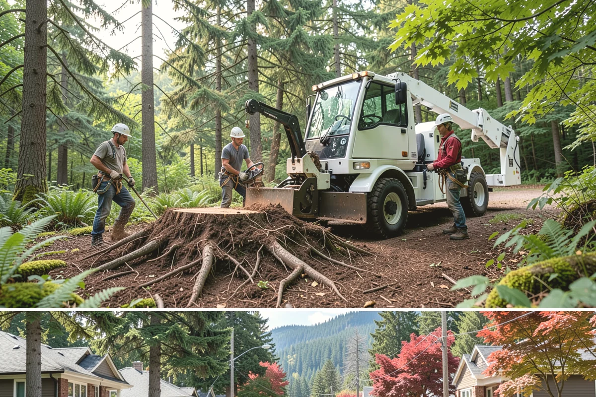 Campus tree management in Hunts Point, King County, WA - Work follows a maintenance schedule that accounts for Puget Sound weather patterns, typically prioritizing inspections during...
