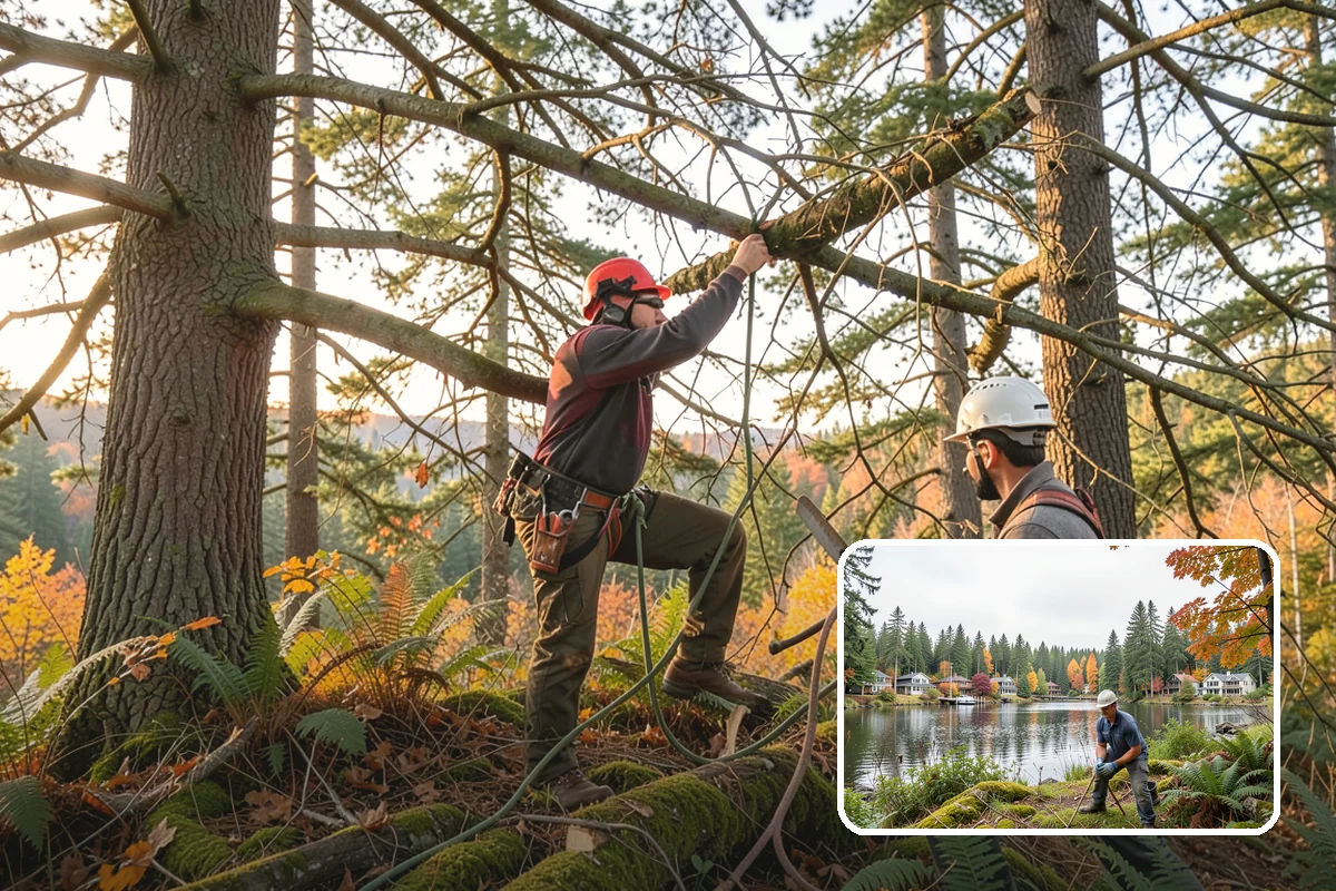 Campus tree management in La Conner, Skagit County, WA - Keeps trees across a property safe and presentable