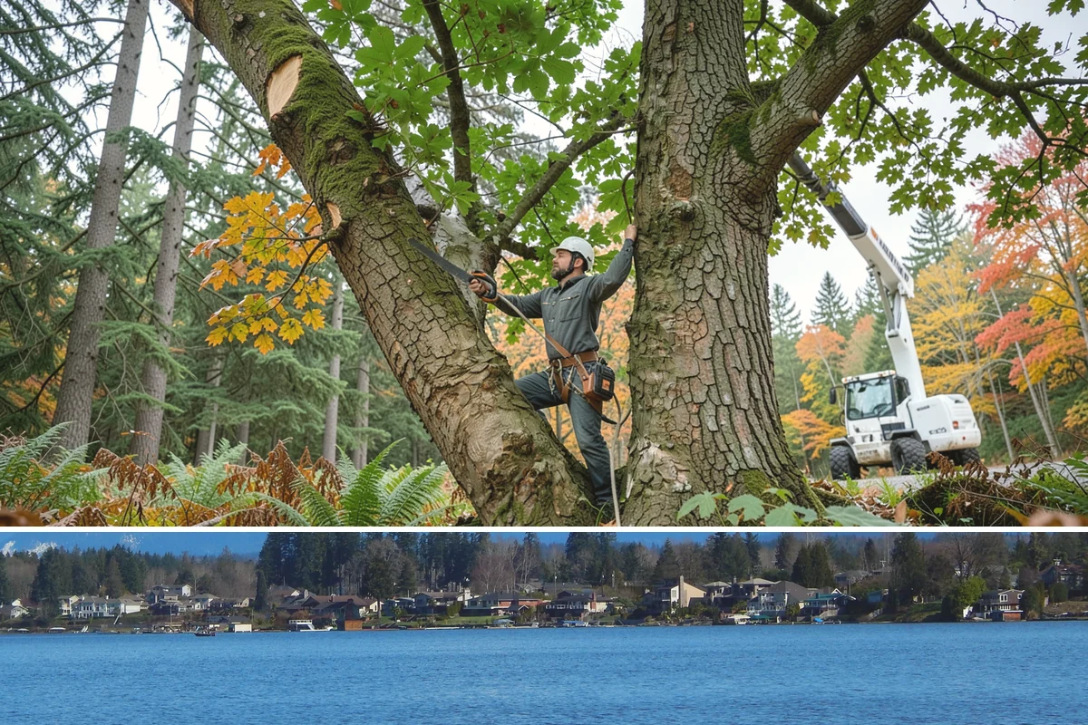 Campus tree management in Lake Stevens, Snohomish County, WA - Work follows a maintenance schedule that accounts for Puget Sound weather patterns, typically prioritizing inspections during...
