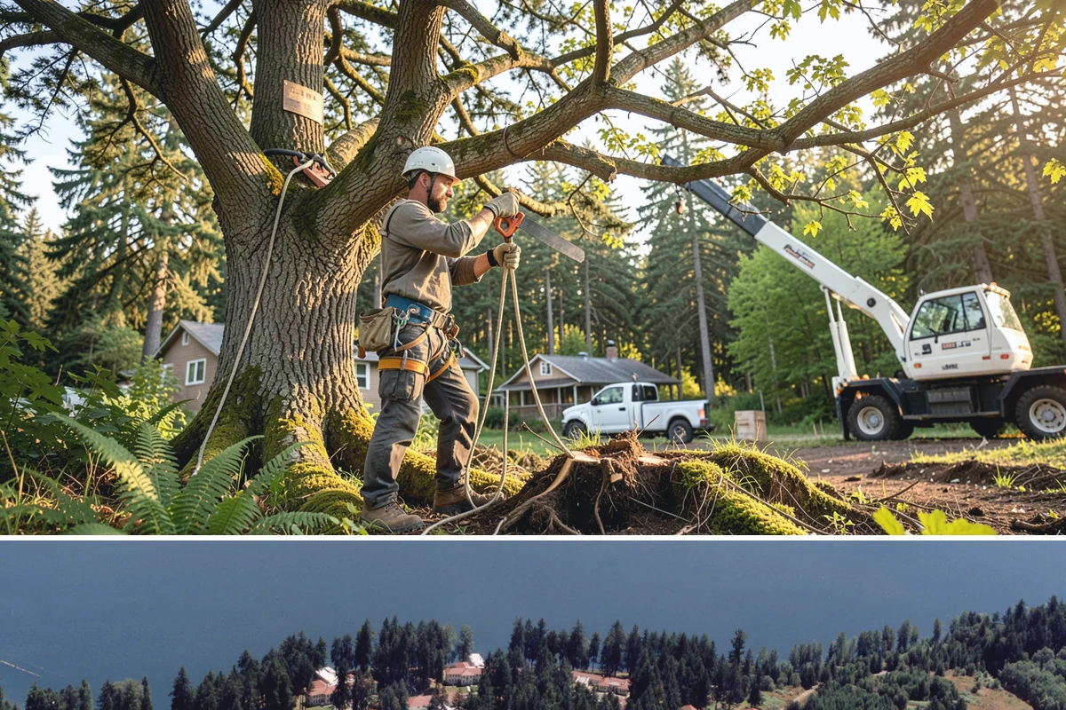 Campus tree management in Lakewood, Pierce County, WA - Work follows a maintenance schedule that accounts for Puget Sound weather patterns, typically prioritizing inspections during...