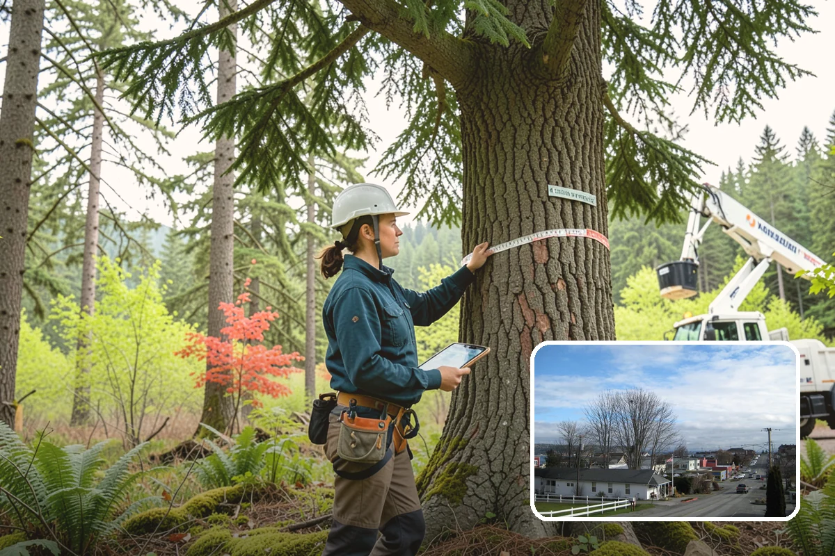 Campus tree management in Langley, Island County, WA - Keeps trees across a property safe and presentable