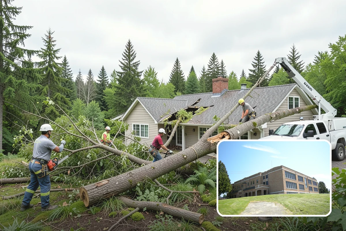 Campus tree management in Maple Valley, King County, WA - Keeps trees across a property safe and presentable
