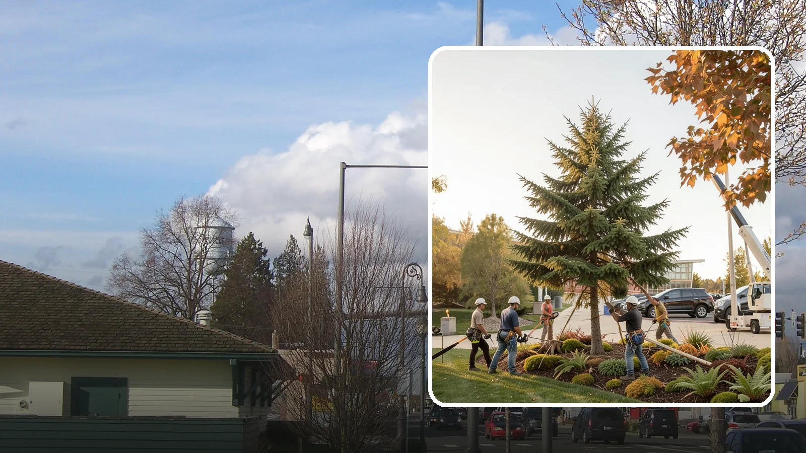 Campus tree management in Marysville, Snohomish County, WA - Tree management for campuses and institutional grounds.