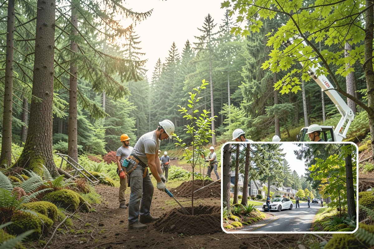 Campus tree management in Normandy Park, King County, WA - Keeps trees across a property safe and presentable