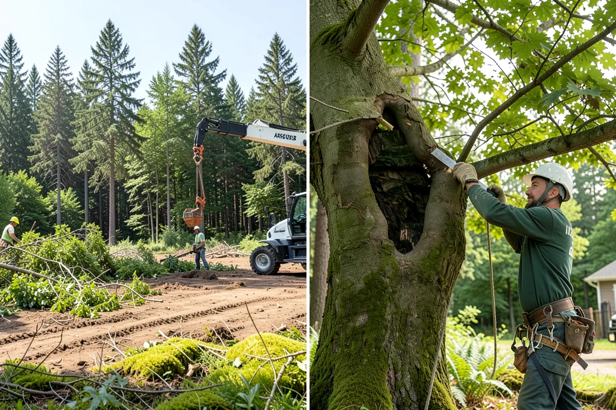 Campus tree management in Normandy Park, King County, WA - Inventory and assess the property's trees