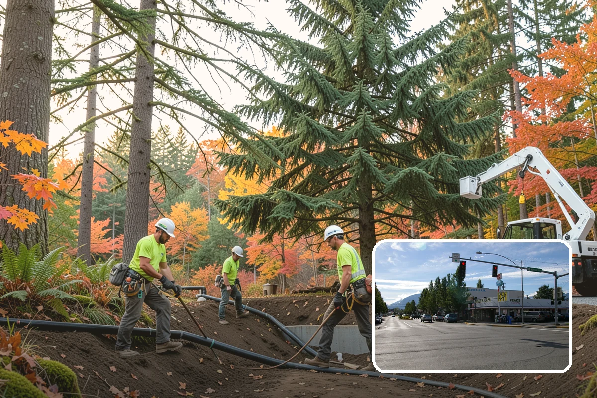 Campus tree management in North Bend, King County, WA - Keeps trees across a property safe and presentable