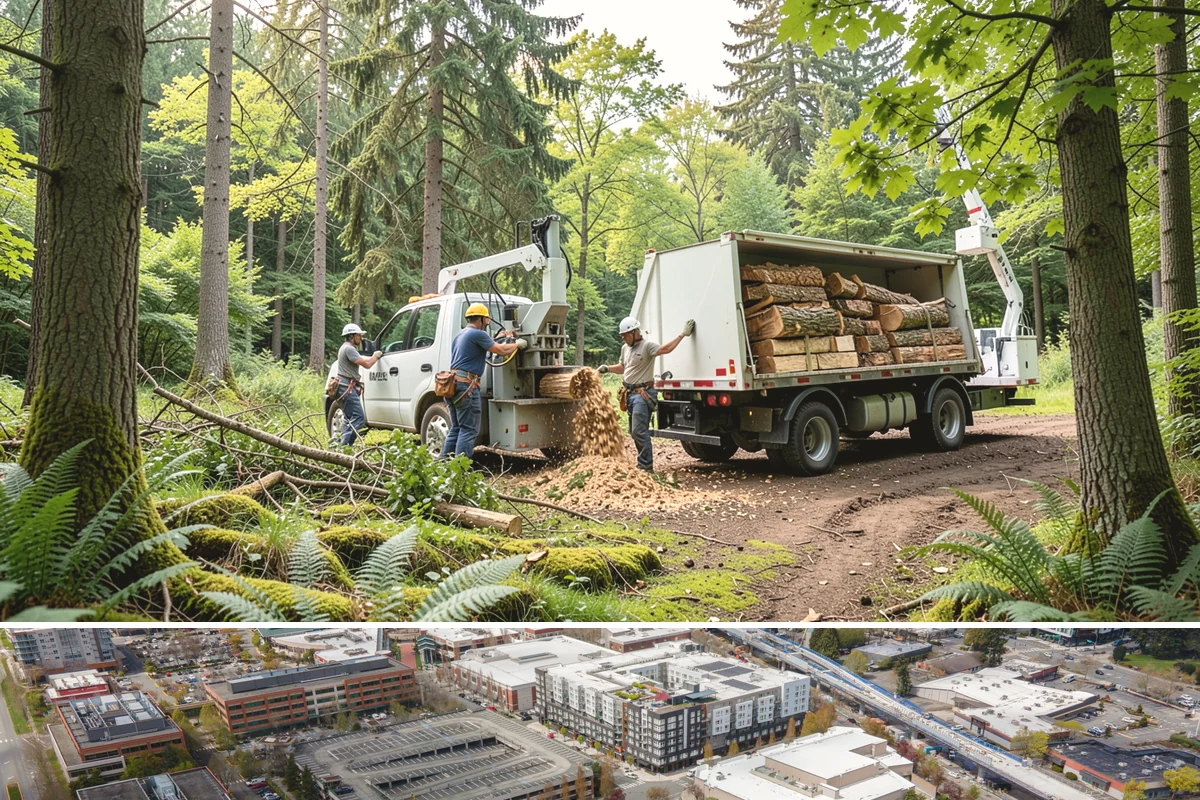 Campus tree management in Redmond, King County, WA - Work follows a maintenance schedule that accounts for Puget Sound weather patterns, typically prioritizing inspections during...