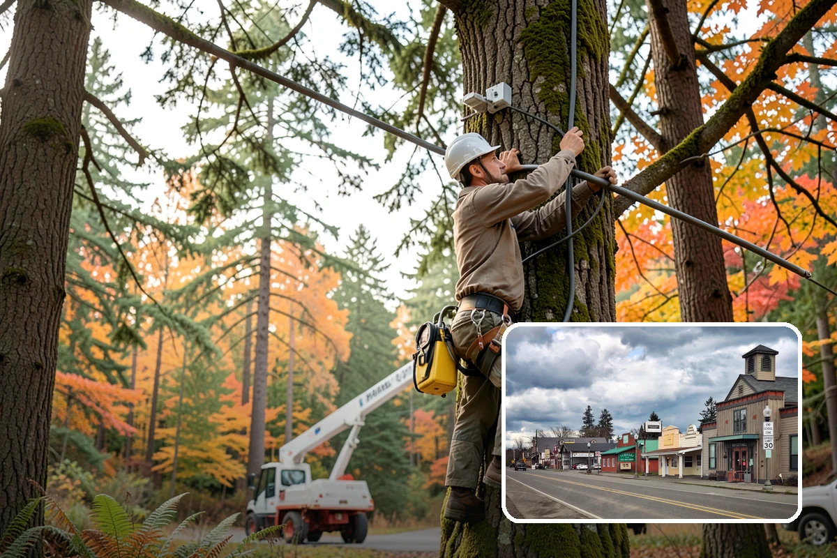 Campus tree management in Roy, Pierce County, WA - Keeps trees across a property safe and presentable