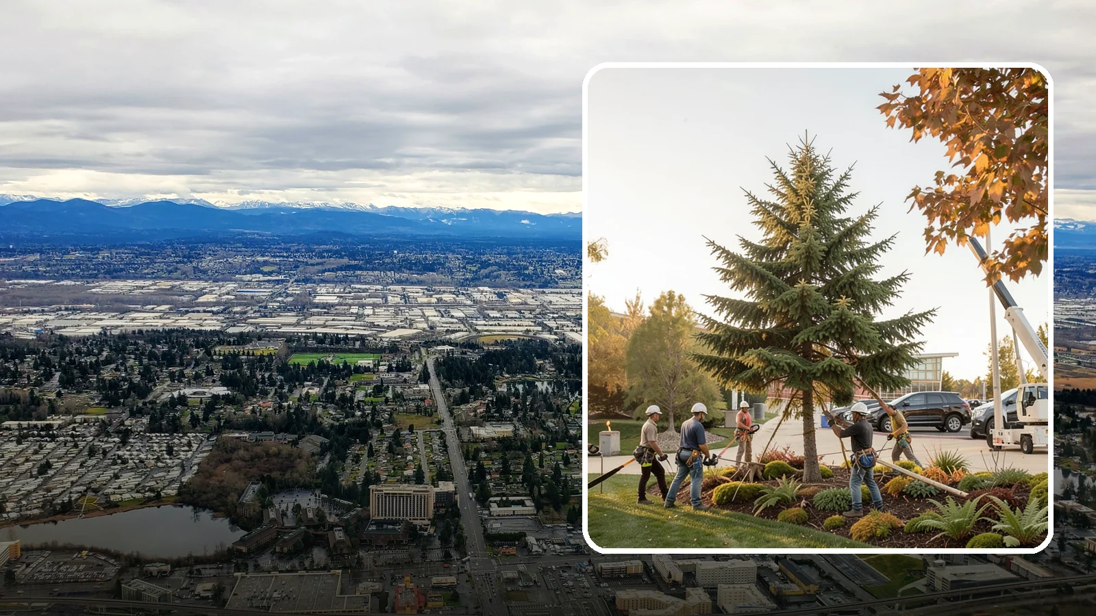 Campus tree management in SeaTac, King County, WA - Tree management for campuses and institutional grounds.