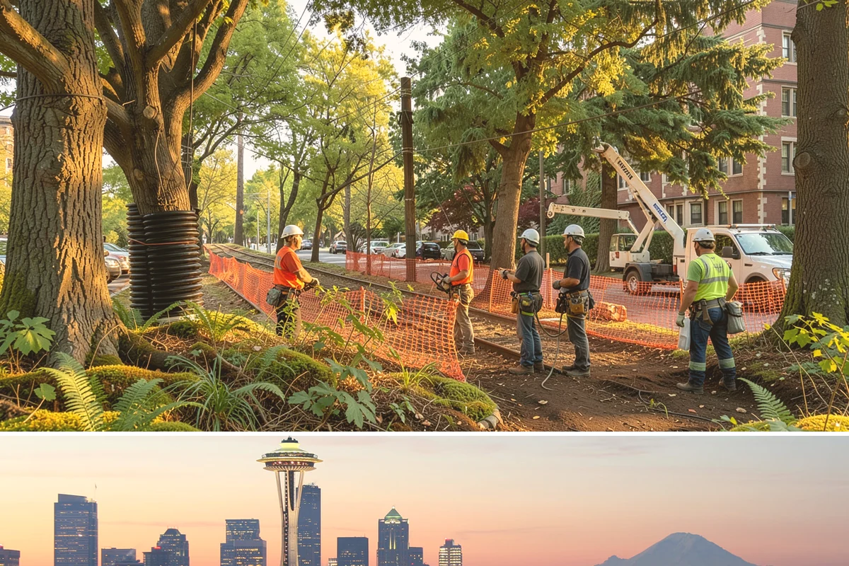 Campus tree management in Seattle, King County, WA - Work follows a maintenance schedule that accounts for Puget Sound weather patterns, typically prioritizing inspections during...