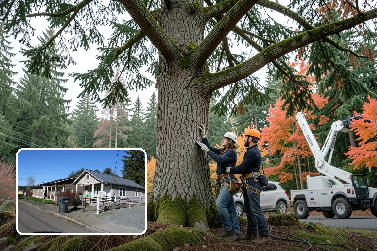 Campus tree management in South Prairie, Pierce County, WA - Keeps trees across a property safe and presentable