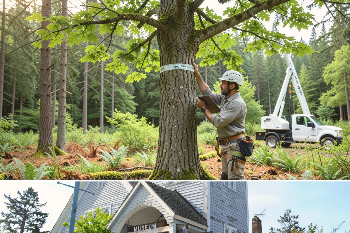 Campus tree management in Steilacoom, Pierce County, WA - Work follows a maintenance schedule that accounts for Puget Sound weather patterns, typically prioritizing inspections during...