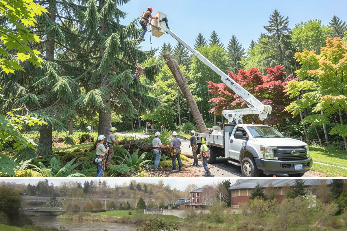 Campus tree management in Tukwila, King County, WA - Work follows a maintenance schedule that accounts for Puget Sound weather patterns, typically prioritizing inspections during...