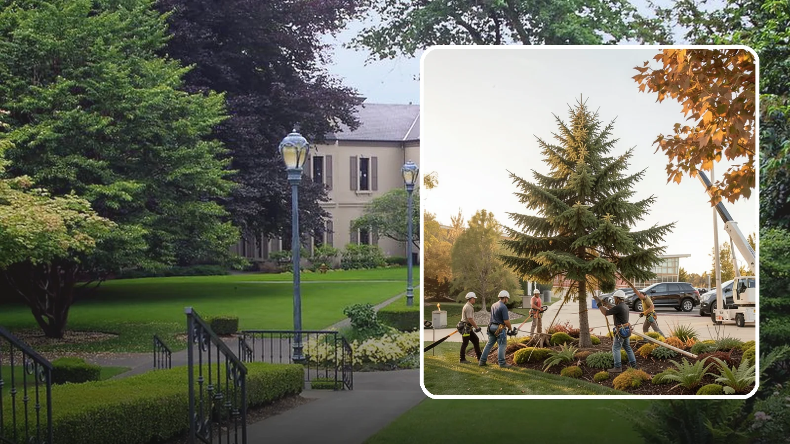 Campus tree management in Woodinville, King County, WA - Tree management for campuses and institutional grounds.
