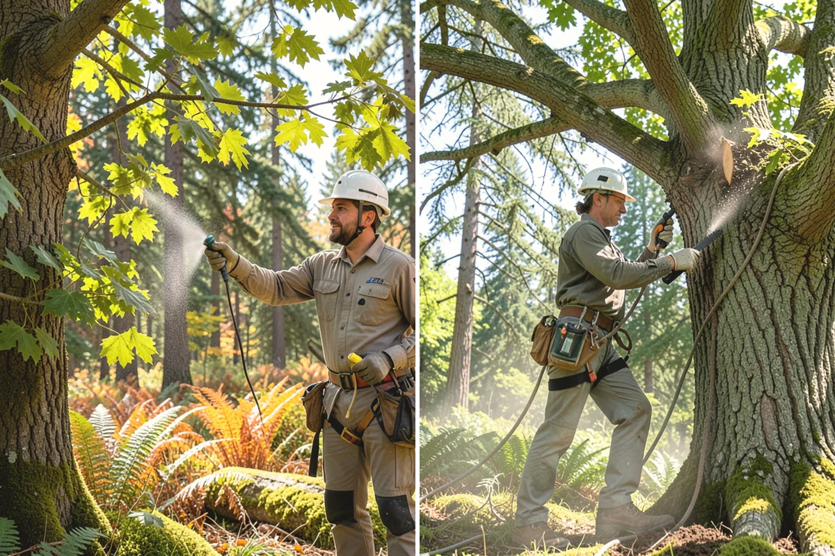 Canopy reduction in Anacortes, Skagit County, WA - Assess canopy condition and pruning objectives