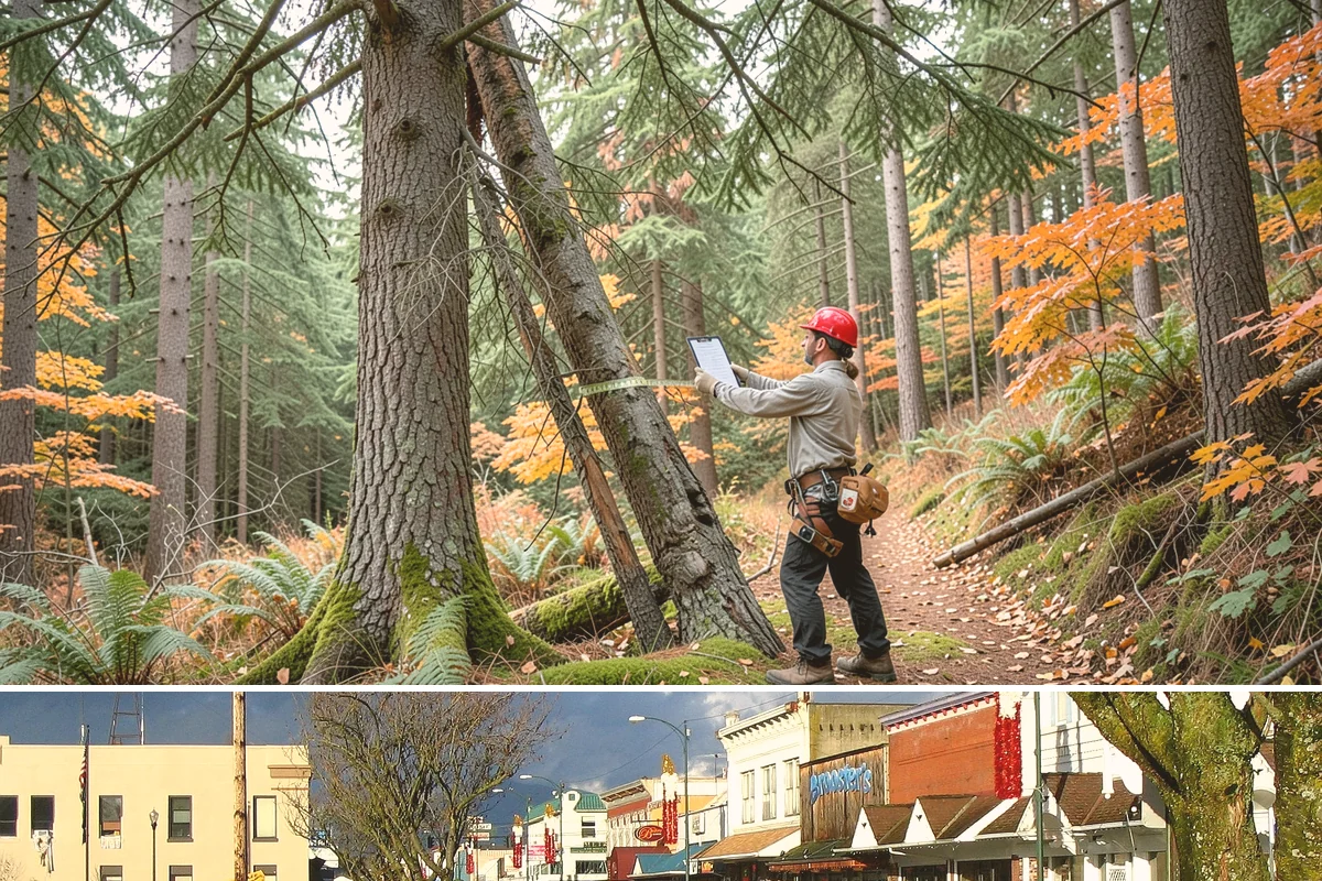 Canopy reduction in Arlington, Snohomish County, WA - Work should follow species-specific timing sensitivities common in Puget Sound to avoid stressing trees during active growth or...