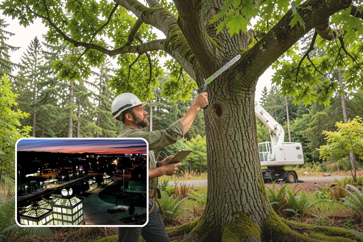 Canopy reduction in Auburn, King County, WA - Improves tree structure, health, and appearance