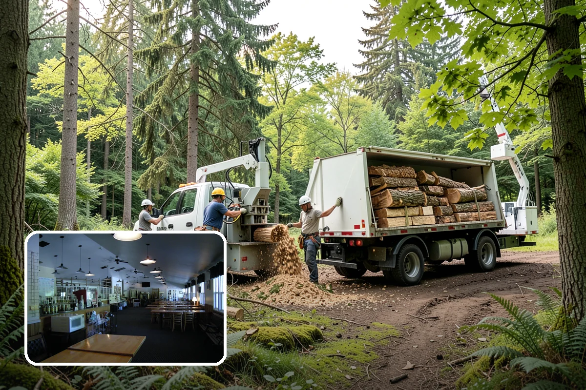 Canopy reduction in Black Diamond, King County, WA - Improves tree structure, health, and appearance