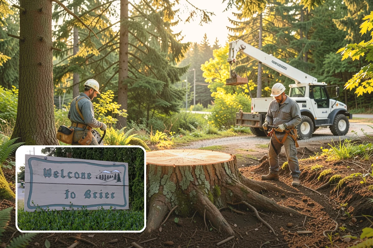 Canopy reduction in Brier, Snohomish County, WA - Improves tree structure, health, and appearance