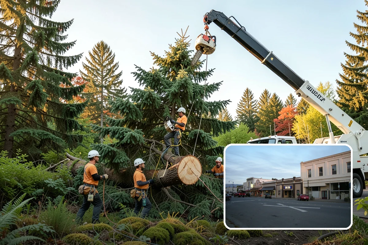 Canopy reduction in Burlington, Skagit County, WA - Improves tree structure, health, and appearance